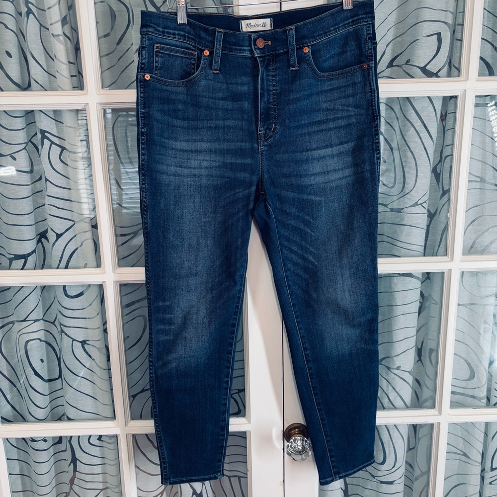 Madewell 31P 10” High Rise Skinny Blue Jean